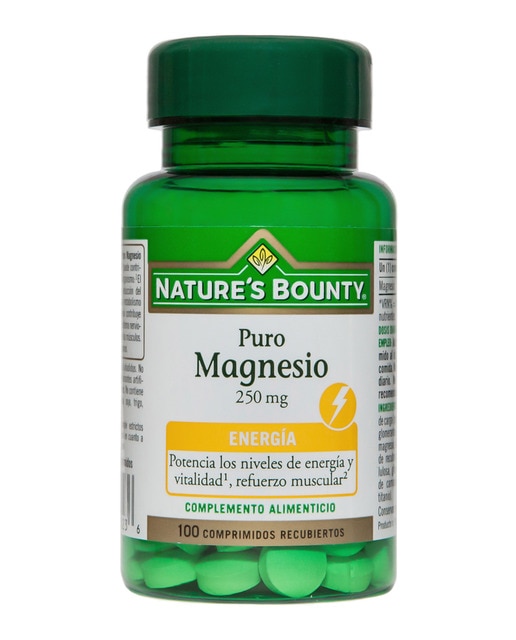 Natures Bounty - 100 Comprimidos Magnesio 250 Mg Natures Bounty.