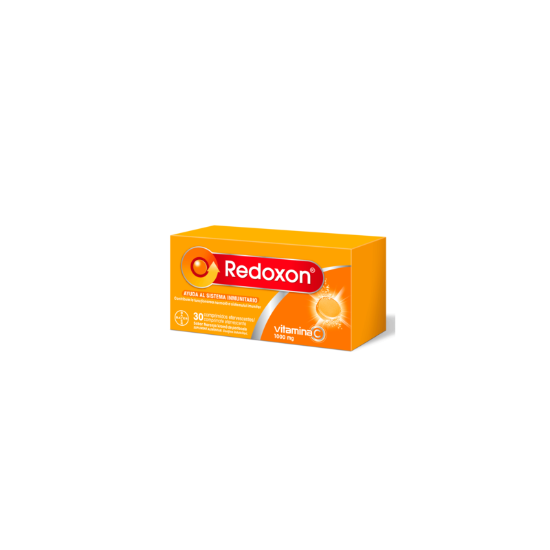 Bayer Redoxon 1000 Mg - Comprimidos Efervescentes De Vitamina C Para El Sistema Inmunitario - Protección Celular Y Absorción De Hierro