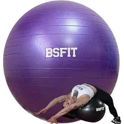 Pelota Para Yoga Y Pilates Bsfit 65 Violeta