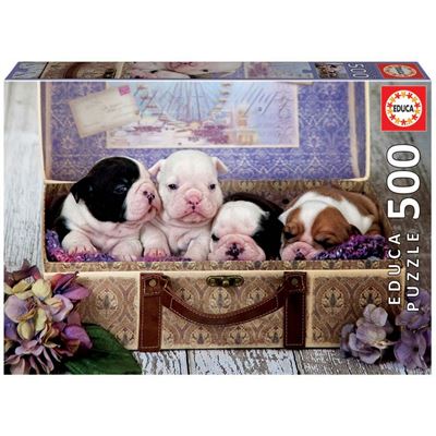 Puzzle Educa 500 Piezas Cachorros