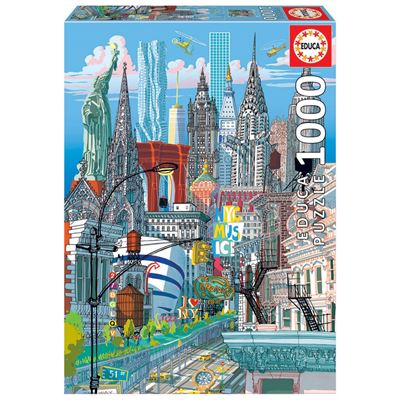 Puzzle Educa 1000 Piezas New York Carlo Stanga