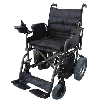 Silla de Ruedas Electrica Plegable Mobiclinic Auton 20 Km Acero Motor 24V Negro Cenit_x000D_