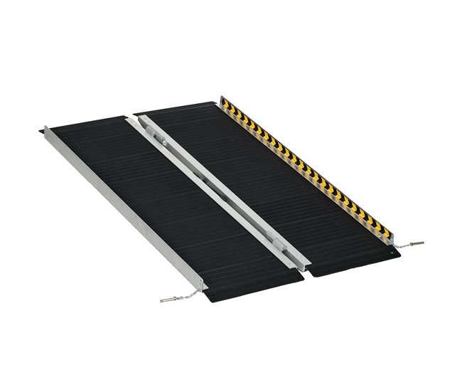 Rampa Plegable Aleación Aluminio Homcom 122cm
