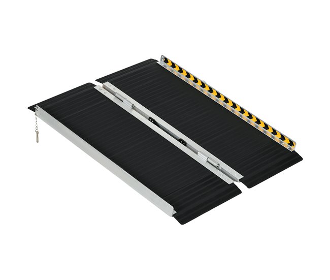 Rampa Plegable Aleación Aluminio Homcom 91cm
