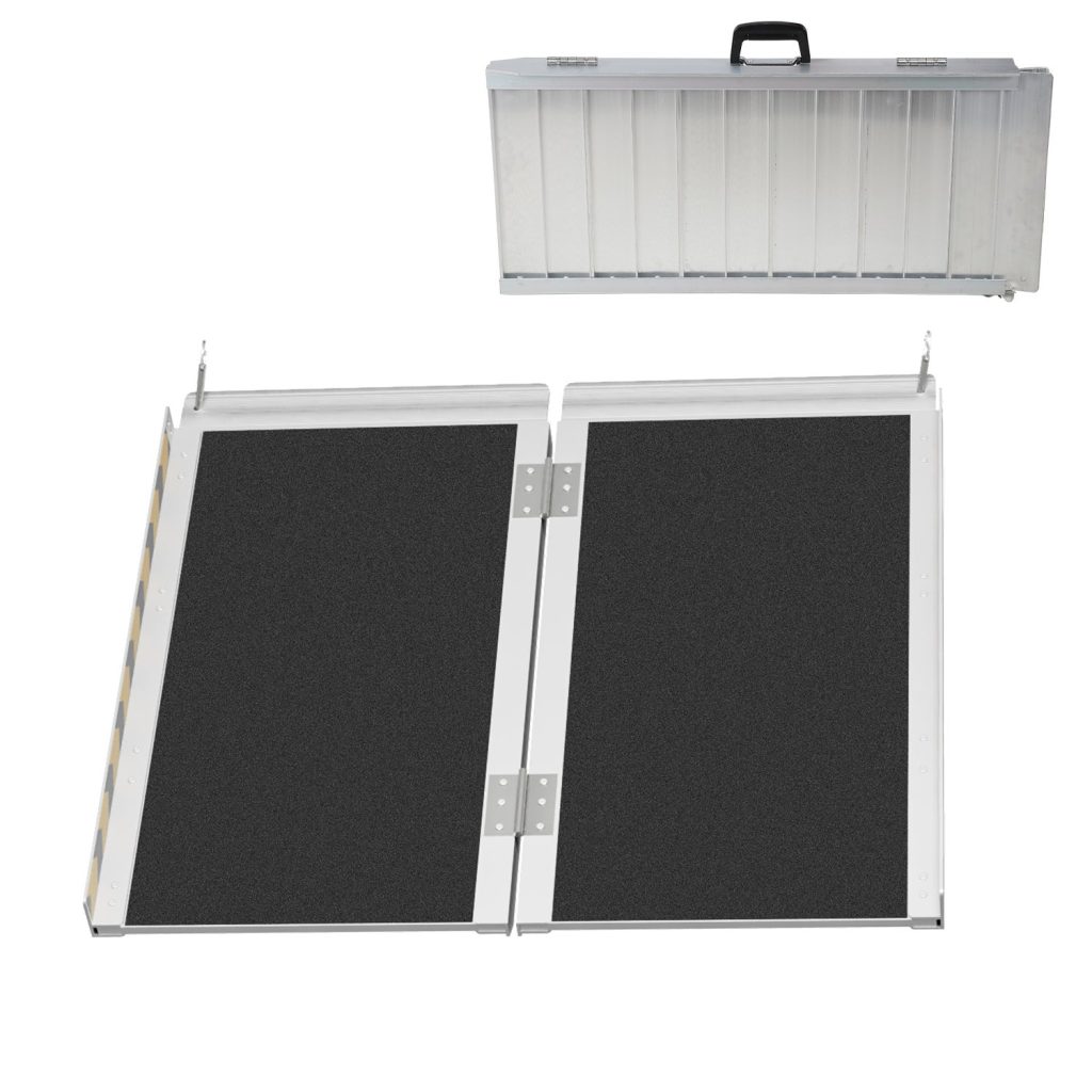 Rampa para silla de ruedas plegable