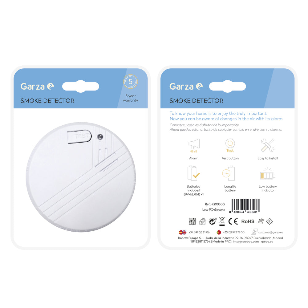 Detector de Humo Garza Standart