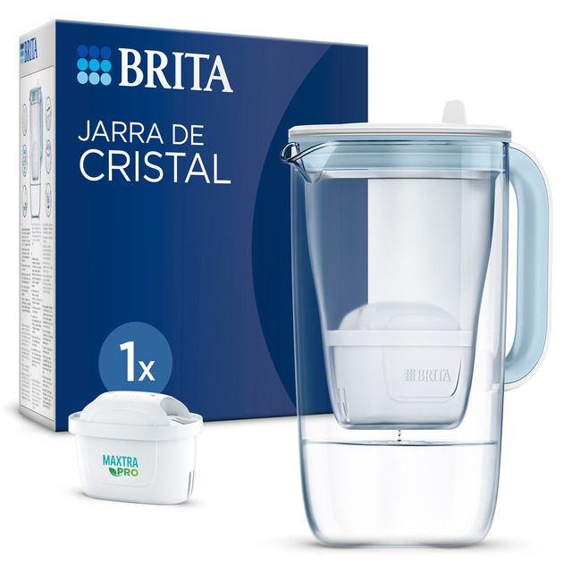 Jarra de Cristal con Filtro Brita