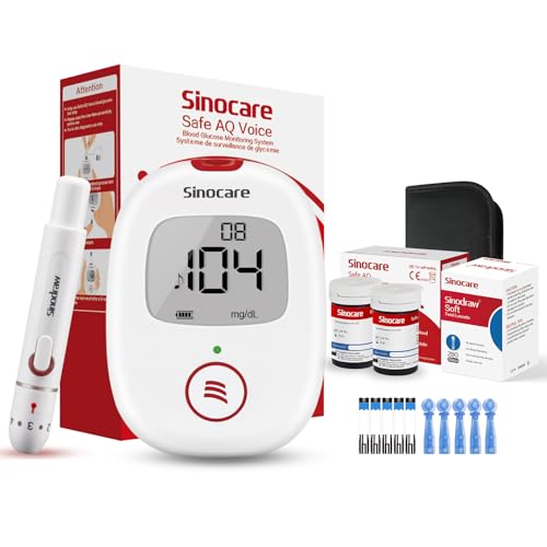 Sinocare Kit Medidor Glucosa en Sangre