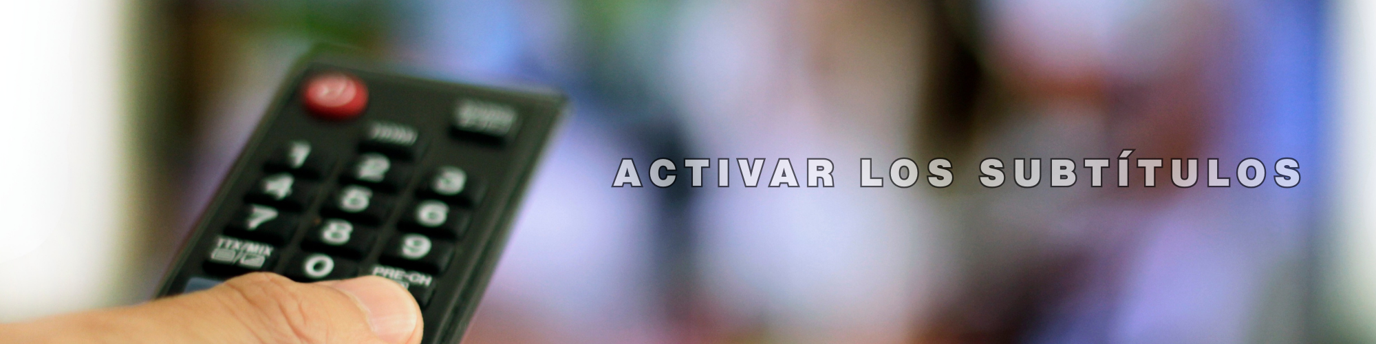 poner los subtitulos en television